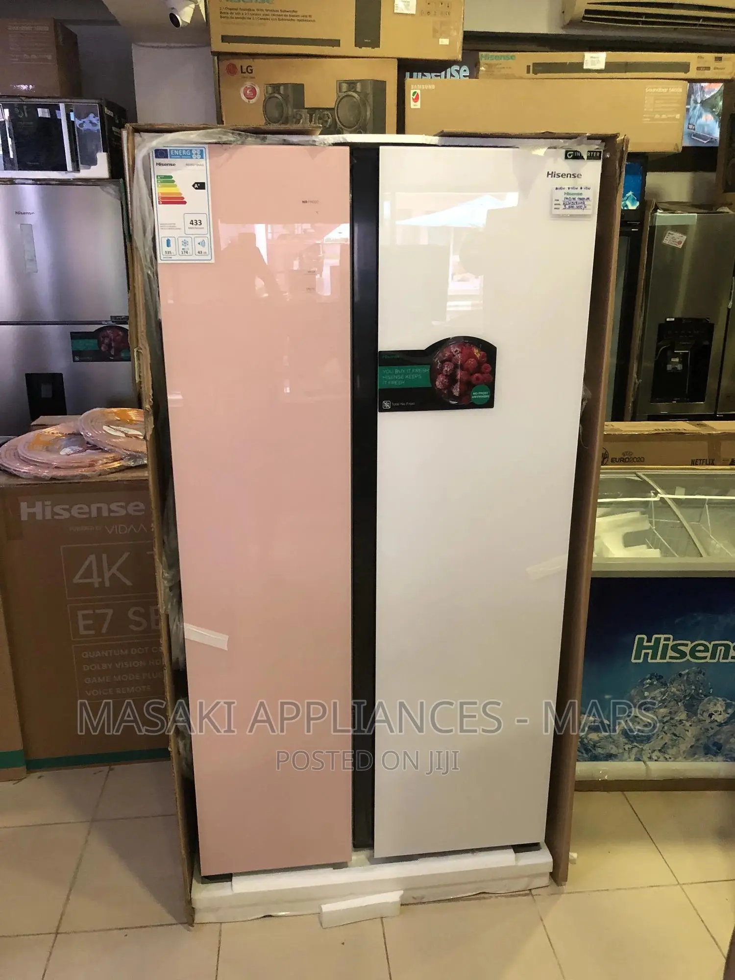 Hisense H670dp-Wd Side by Side Refrigerator