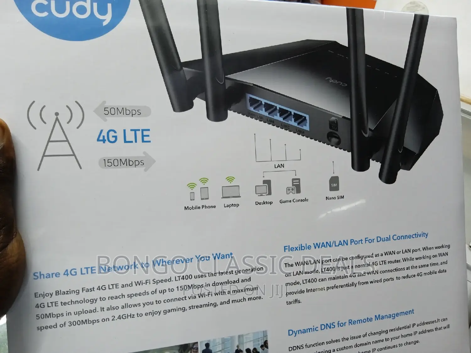 Offer Wifi Router SIM Card Support