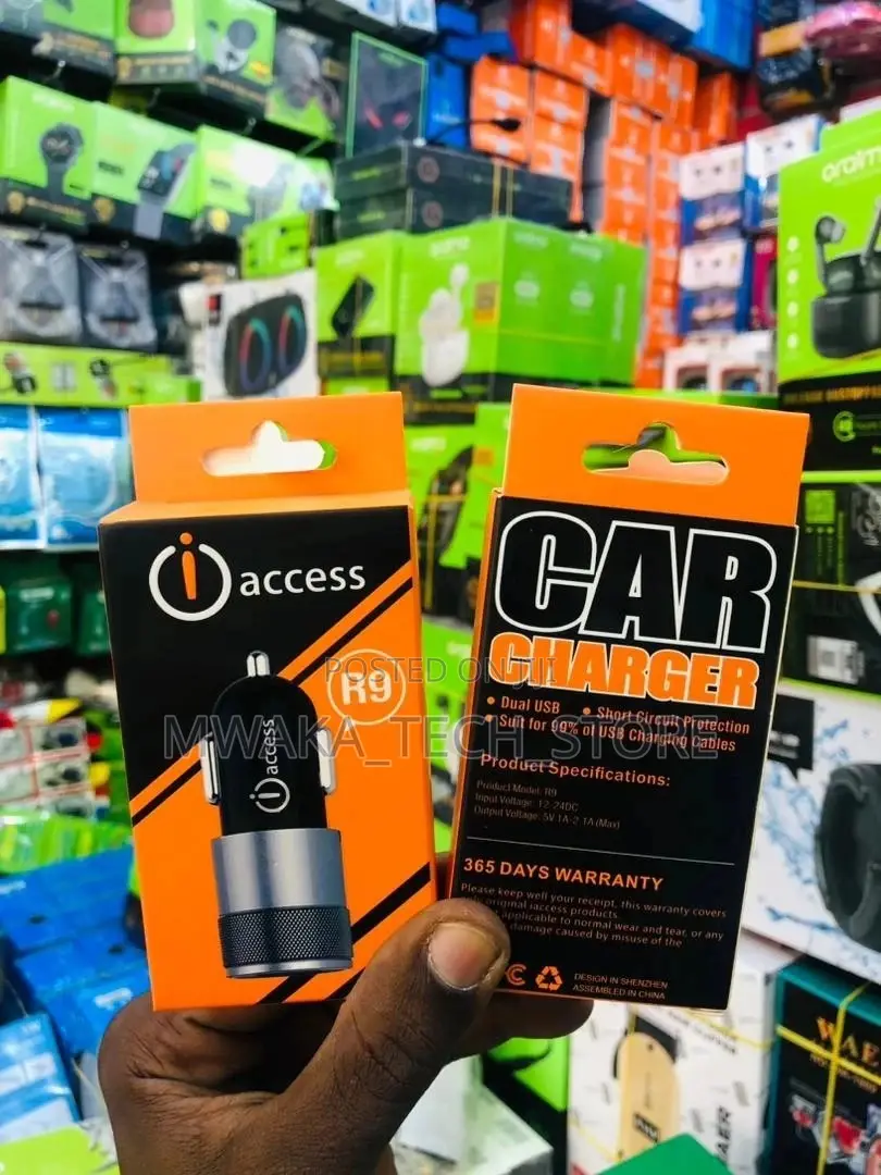 Car Charger 2 Usb Port (I Access)