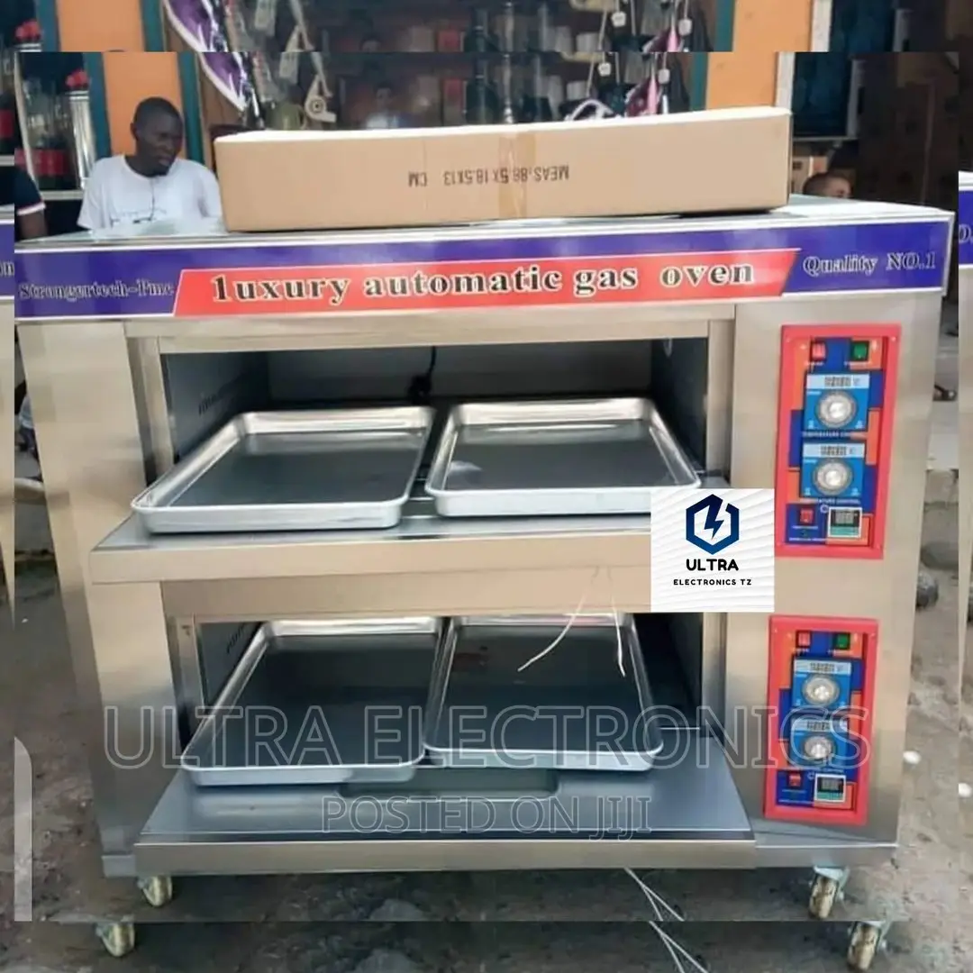 Luxury Automatic Commercial Gas Oven Yenye 4 Trays, 2 Decks