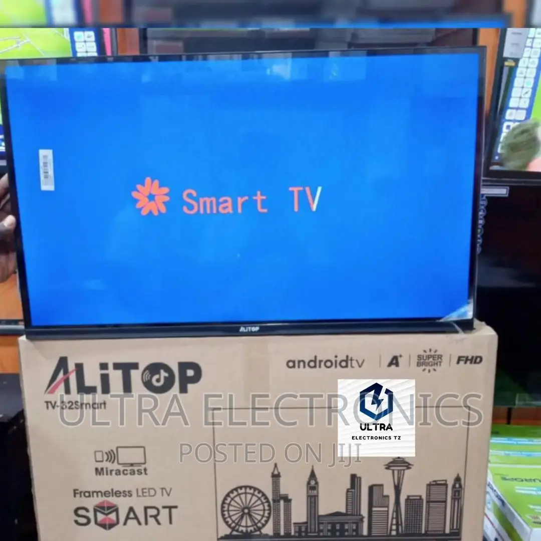 Alitop Smart Android Frameless TV With Mira Cast Inchi 32