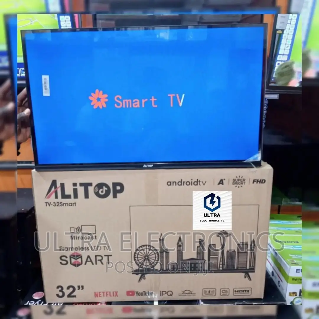 Alitop Smart Android Frameless TV With Mira Cast Inchi 32
