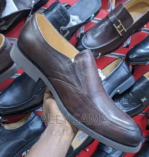 Mens Loafers Clarks Coffee Pure Laather