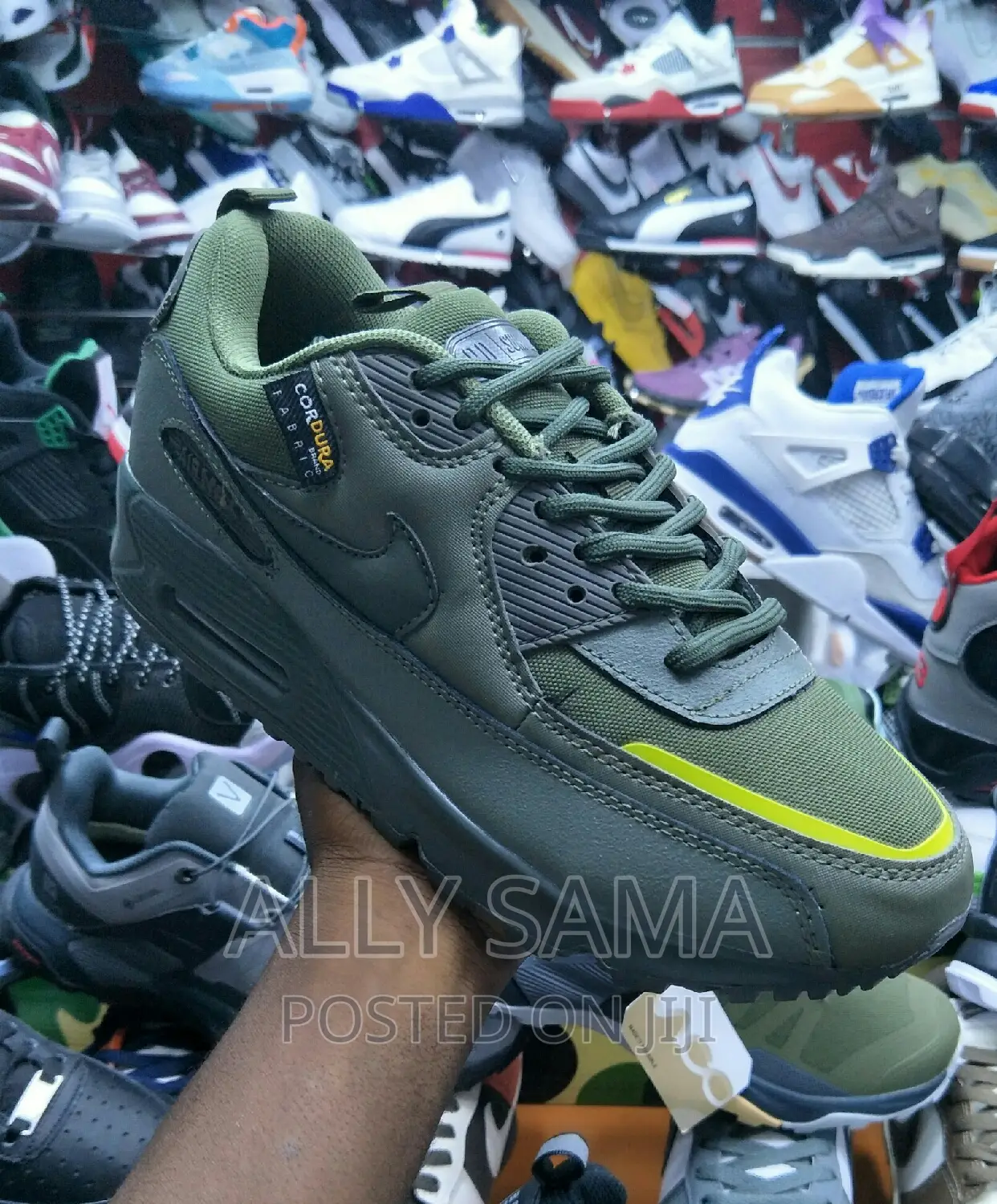 Mens Sneakers Airmax Green Army Original