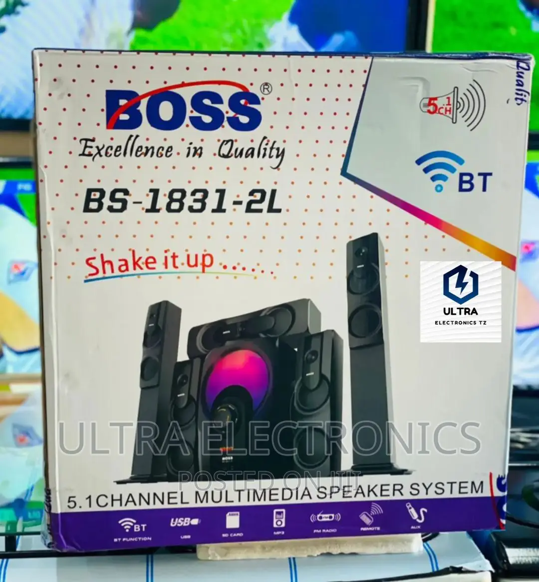 BOSS Subwoofer Mini Speakers 3 Na Tower Speakers 2