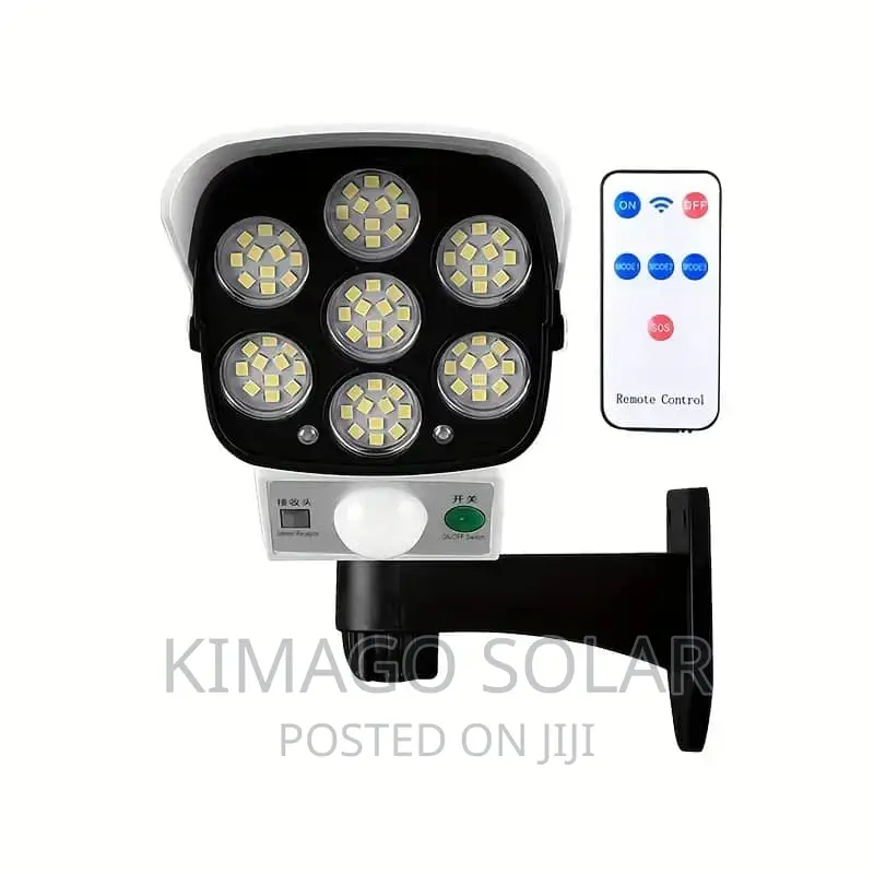 Taa Ya Solar Ya Kuzunguka 50W Inatumia Rimont Mwanga Mkali