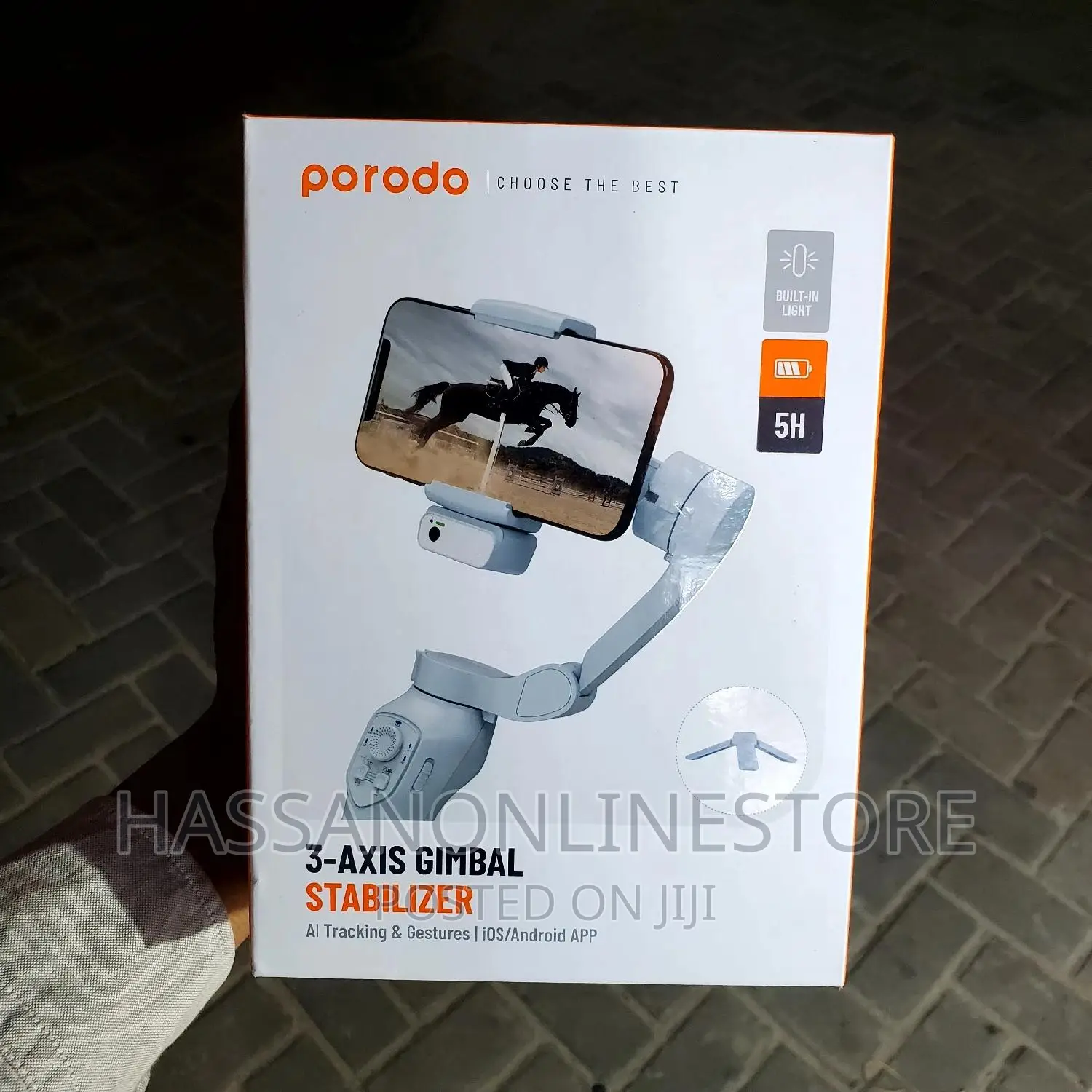 Porodo 3-Axis Anti Shake Gimbal