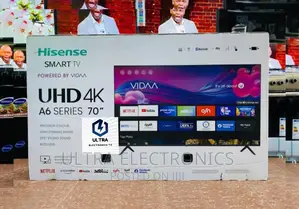 Hisense Smart UHD Bezelless VIDAA TV Yenye Inchi 70