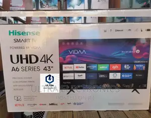 HISENSE Smart UHD VIDAA Frameless TV Yenye Inchi 43