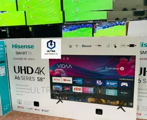 Hisense Smart Uhd Frameless Vidaa TV Yenye Inchi 58