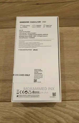 New Samsung Galaxy A80 128 GB Black