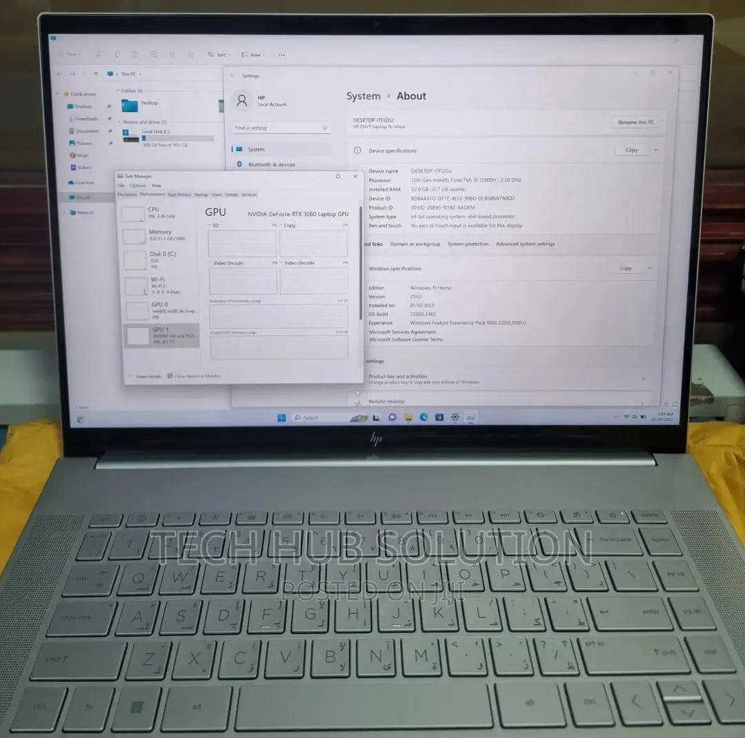 New Laptop HP Envy 14 32GB Intel Core I7 SSD 1T