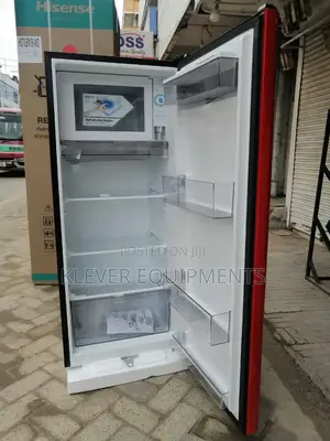 Hisense 177 Fridge,. RED