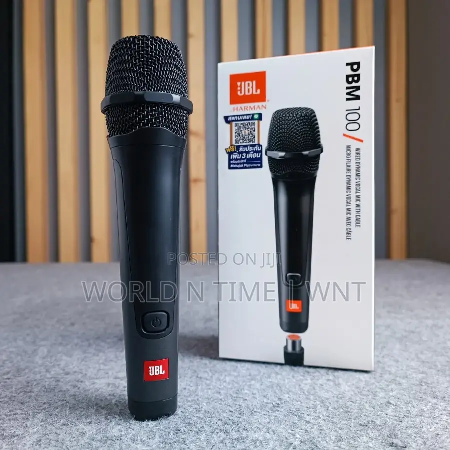 JBL PBM100 Microphone Wired Dynamic Vocal Mic With Cable