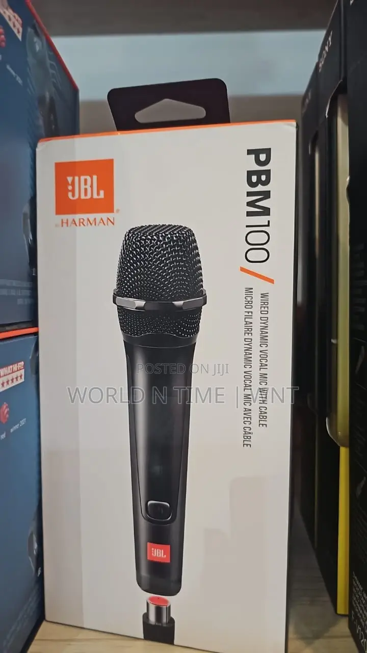 JBL PBM100 Microphone Wired Dynamic Vocal Mic With Cable