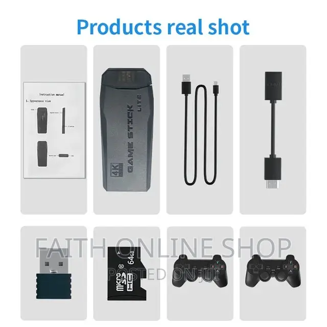 M8 Game Stick Lite With Gamepad Built-in 20000+ Games