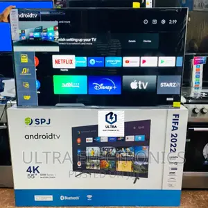 SPJ Smart Android Frameless TV Yenye Inchi 55