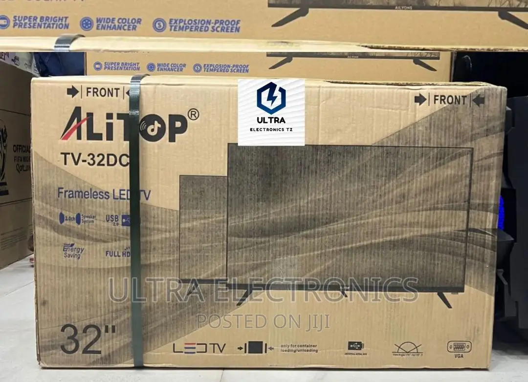 Alitop Frameless Full HD TV Yenye Inchi 32 