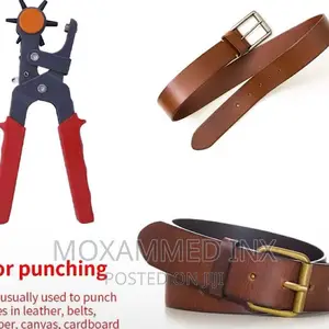 Leather Punch Plier Manual Belt Revolve Sewing Round Hole
