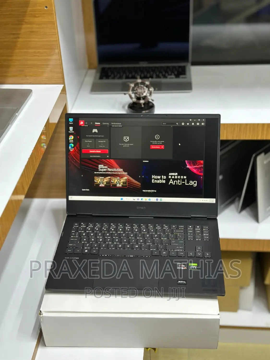 New Laptop HP Omen 15 16GB AMD Ryzen 7 SSD 512GB