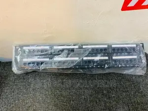 Patch Panel 48 Port CAT6 UTP Patch Panel 2U, Black
