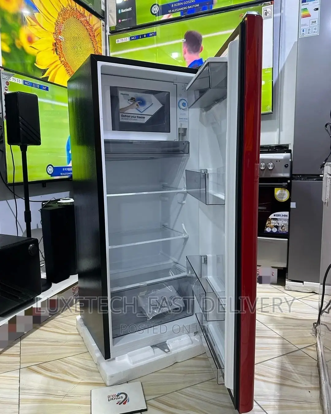 Hisense Refrigerator H235 Red 177 Litre W.D