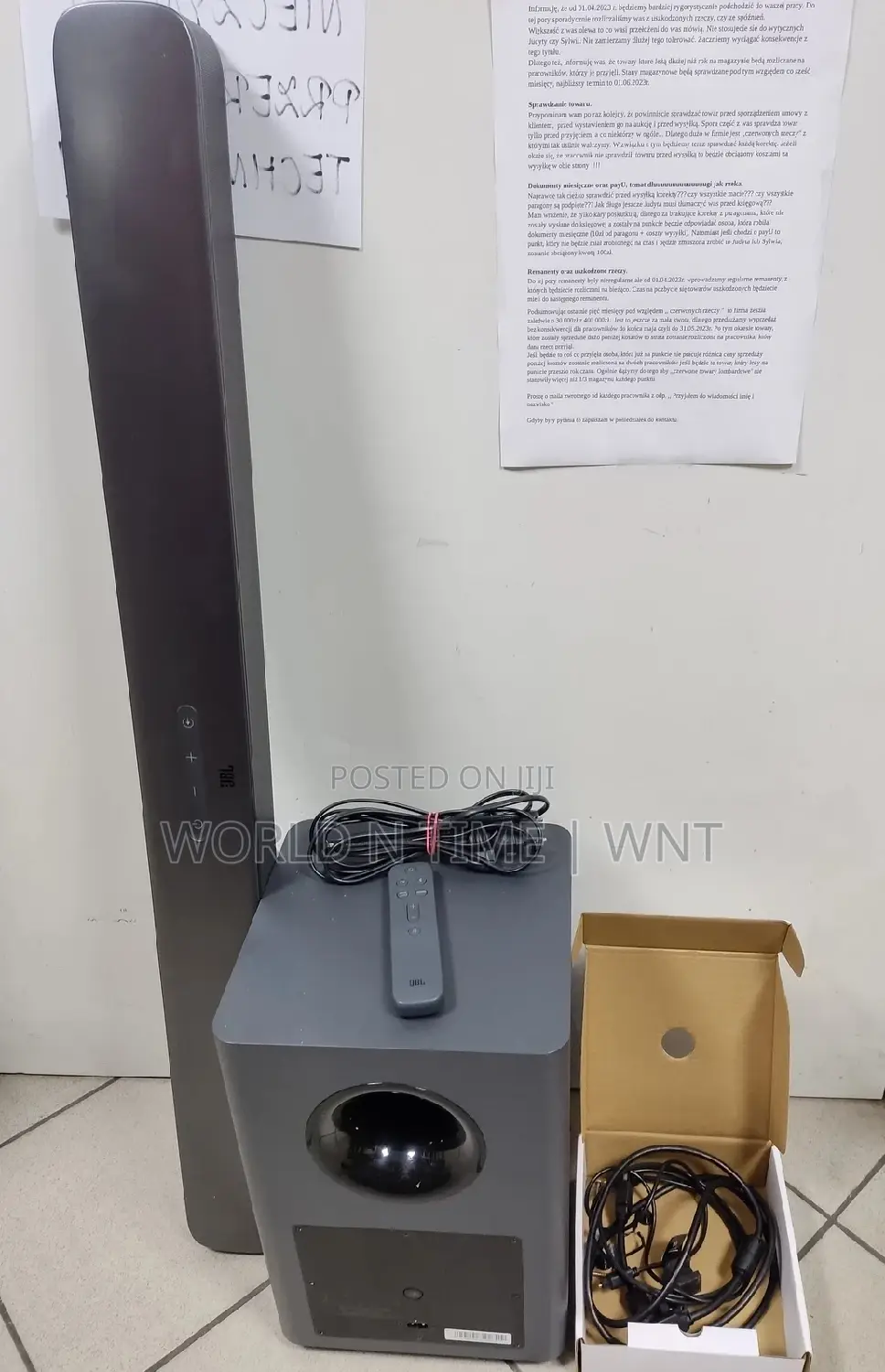 JBL Bar Deep Bass (MK2)Soundbar Wireless Subwoofer