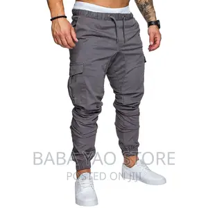 Men's Multi-Pocket Cargo Pants/Sports and Street Wear Pants