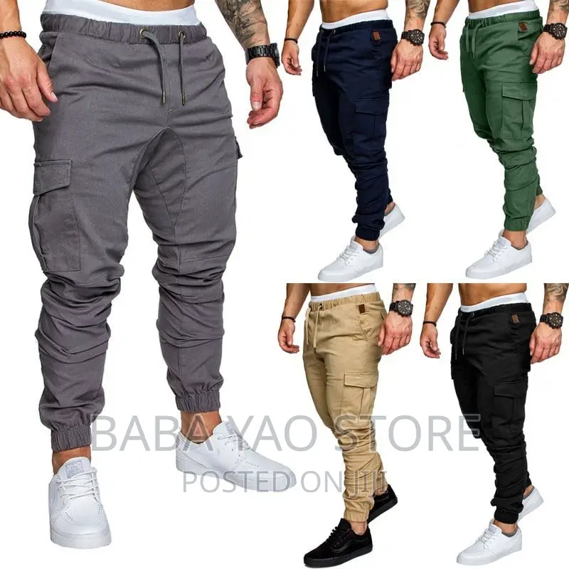 Men's Multi-Pocket Cargo Pants/Sports and Street Wear Pants