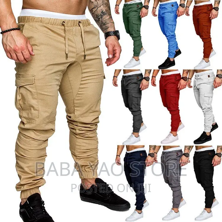 Men's Multi-Pocket Cargo Pants/Sports and Street Wear Pants