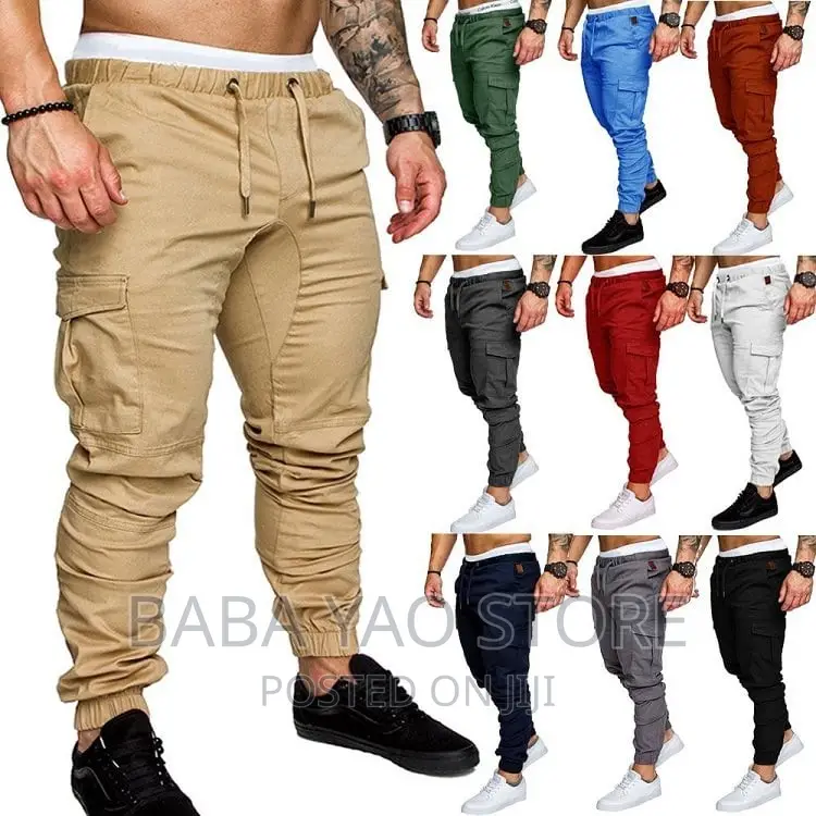 Men's Multi-Pocket Cargo Pants/Sports and Street Wear Pants