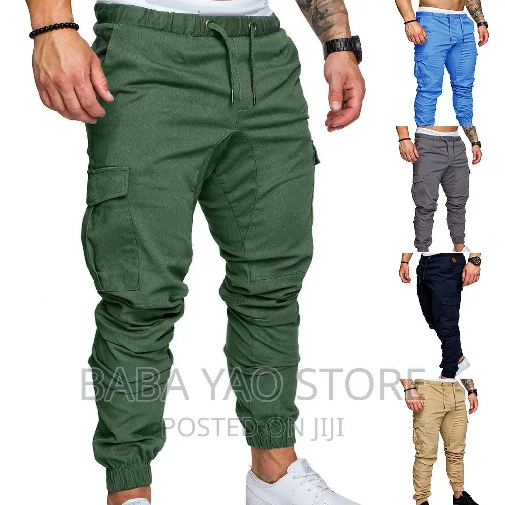 Men's Multi-Pocket Cargo Pants/Sports and Street Wear Pants