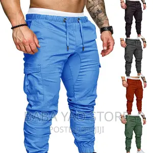 Men's Multi-Pocket Cargo Pants/Sports and Street Wear Pants