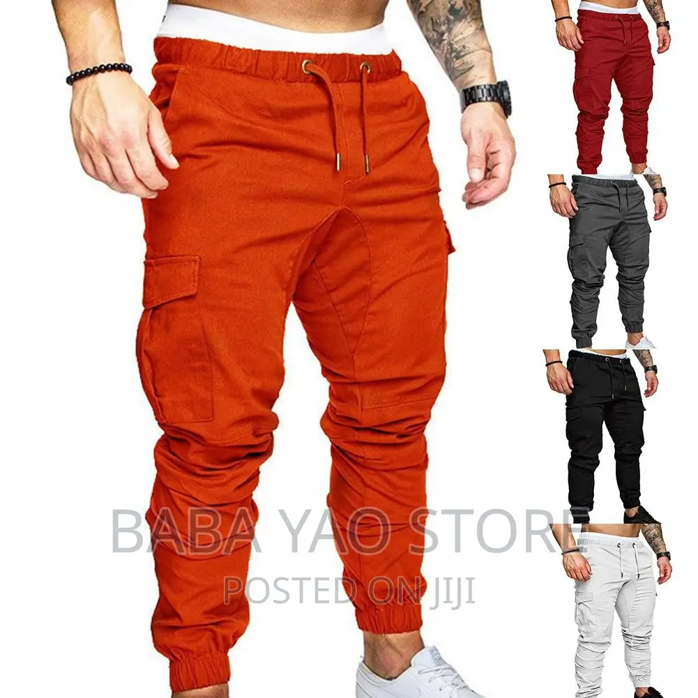 Men's Multi-Pocket Cargo Pants/Sports and Street Wear Pants