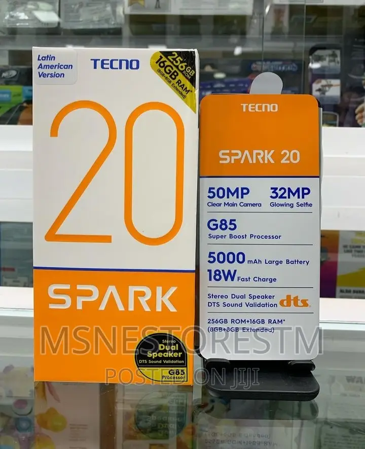 New Tecno Spark 20 128 GB Silver
