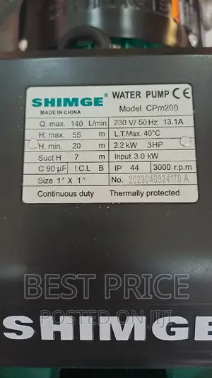 Shimge Water Pump