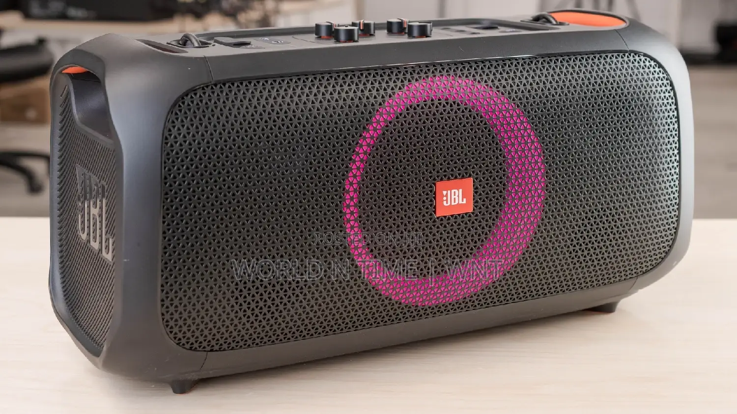 JBL Partybox on-the-Go | Portable Mic Party Speaker