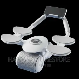 White Ab Wheel Roller With Auto-rebound Function