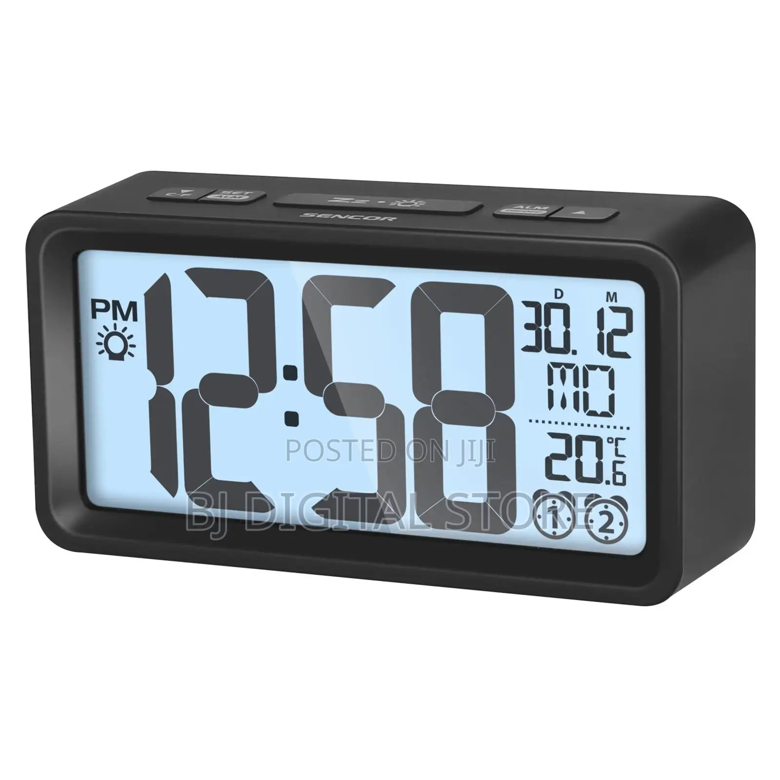Digital Alarm Clock With Thermometer