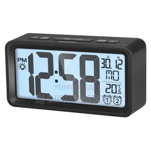 Digital Alarm Clock With Thermometer