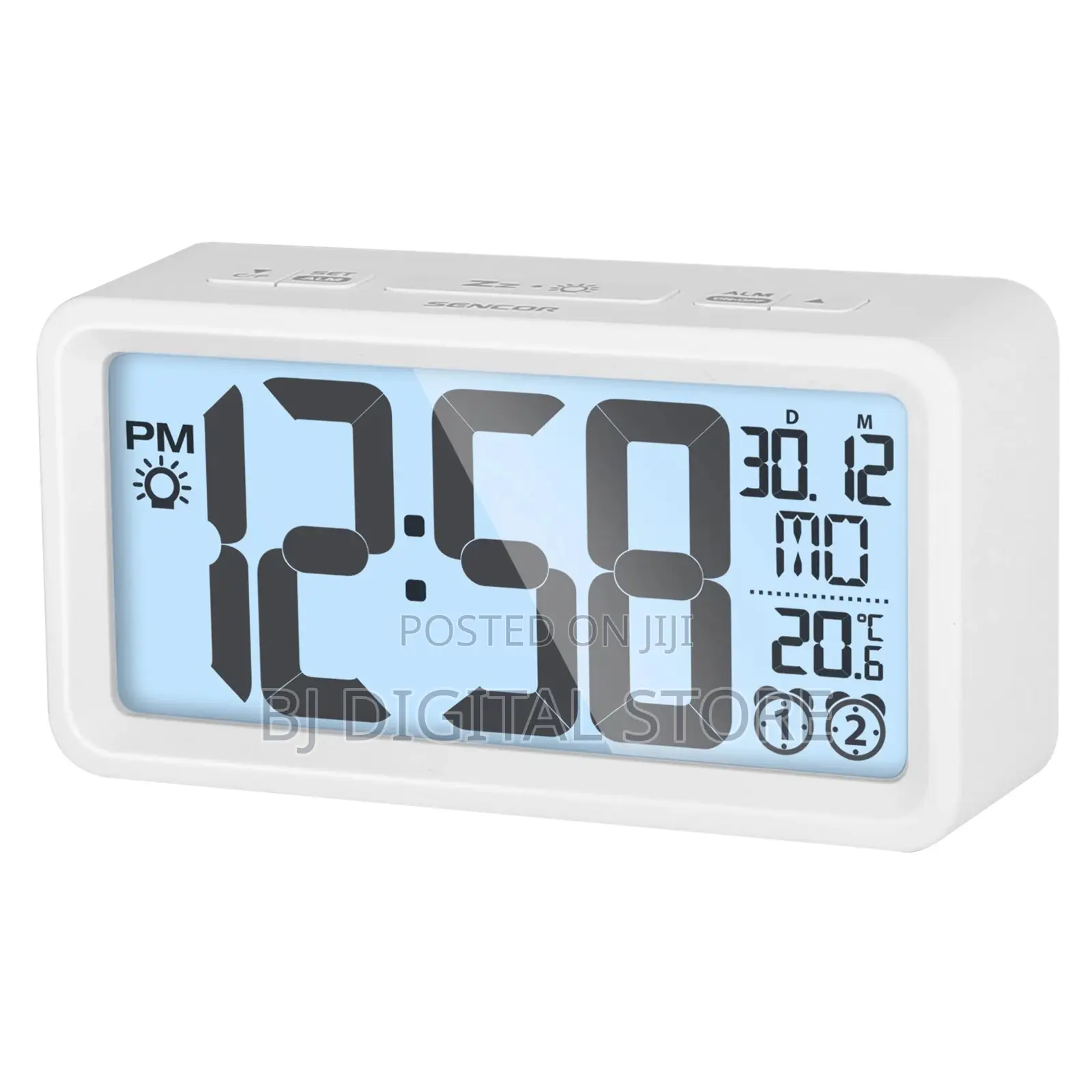 Digital Alarm Clock With Thermometer