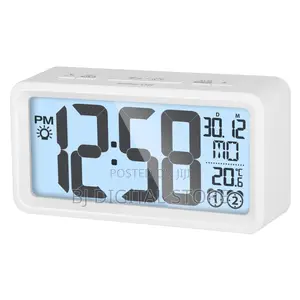Digital Alarm Clock With Thermometer