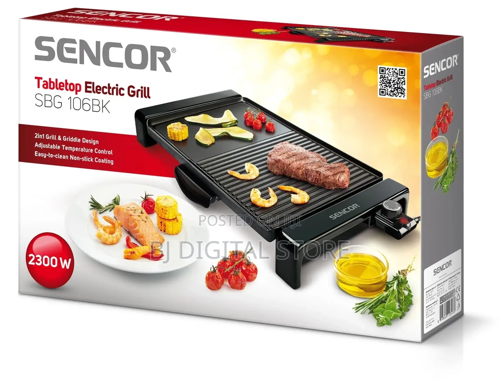 Tabletop Electric Grill