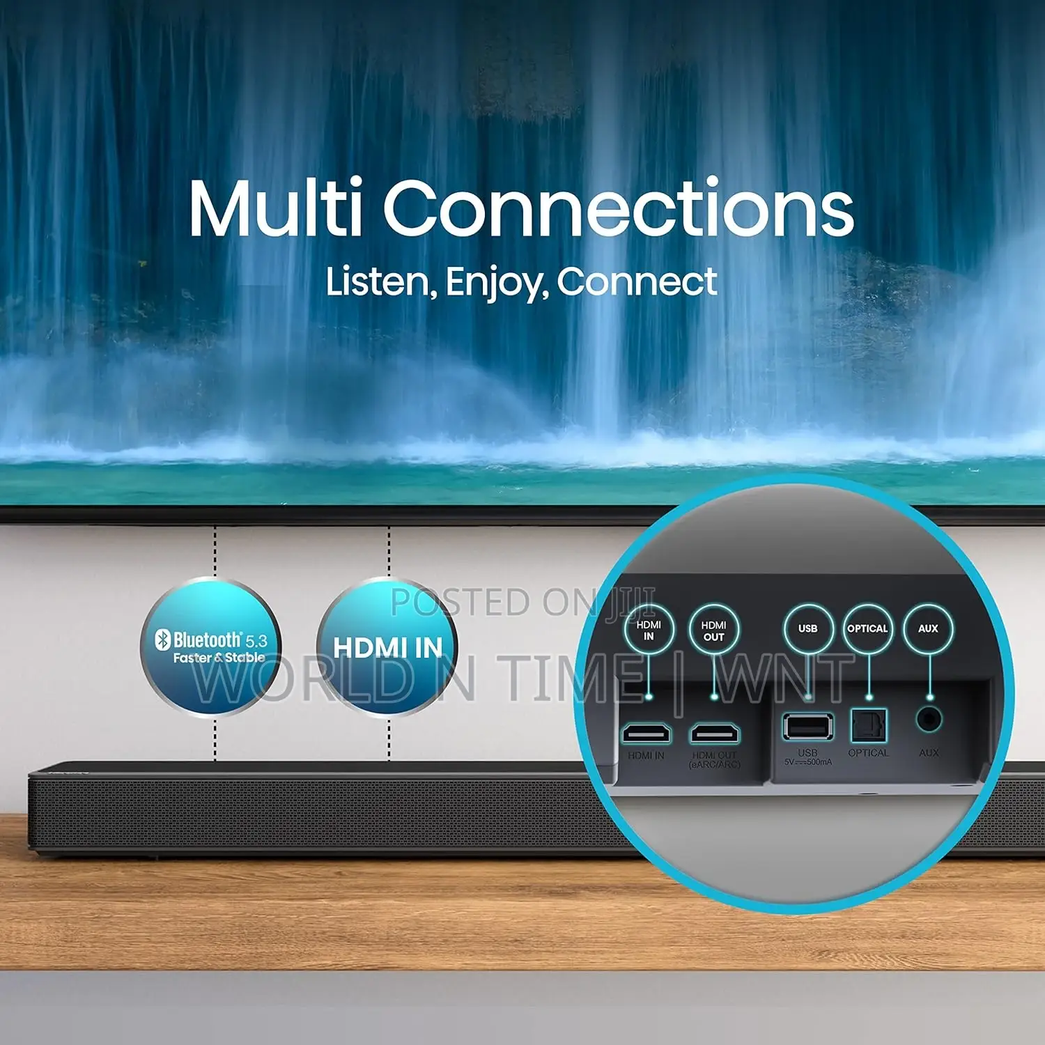 Hisense 3.1ch 280W Soundbar + Subwoofer | AX3100G