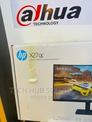 HP Curved Monitor 27"
