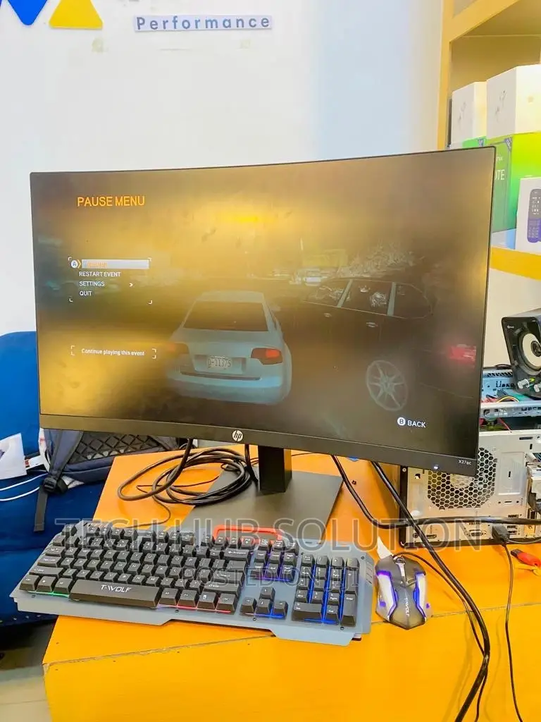 HP Curved Monitor 27"
