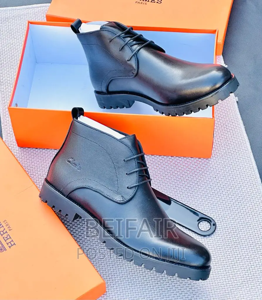 Men's Leather Boots |Buti Za Kiume Za Ngozi |Viatu Vya Kiume