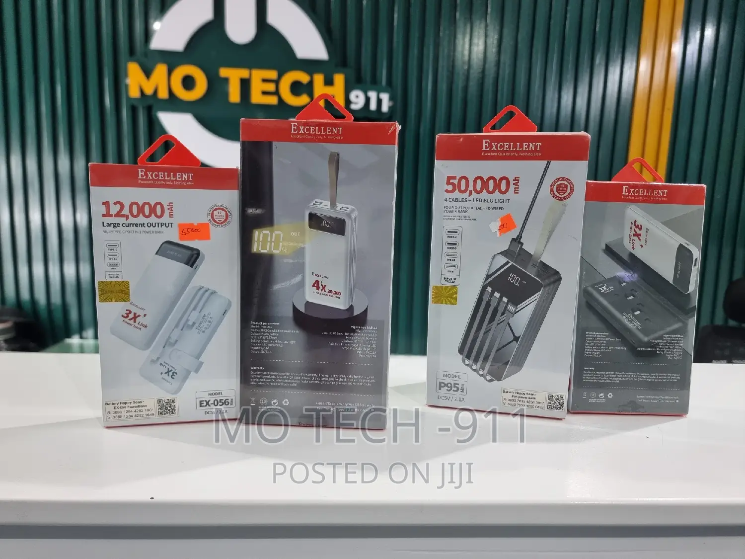 Original Experienct Powe Bank 10000mah to 50000mah