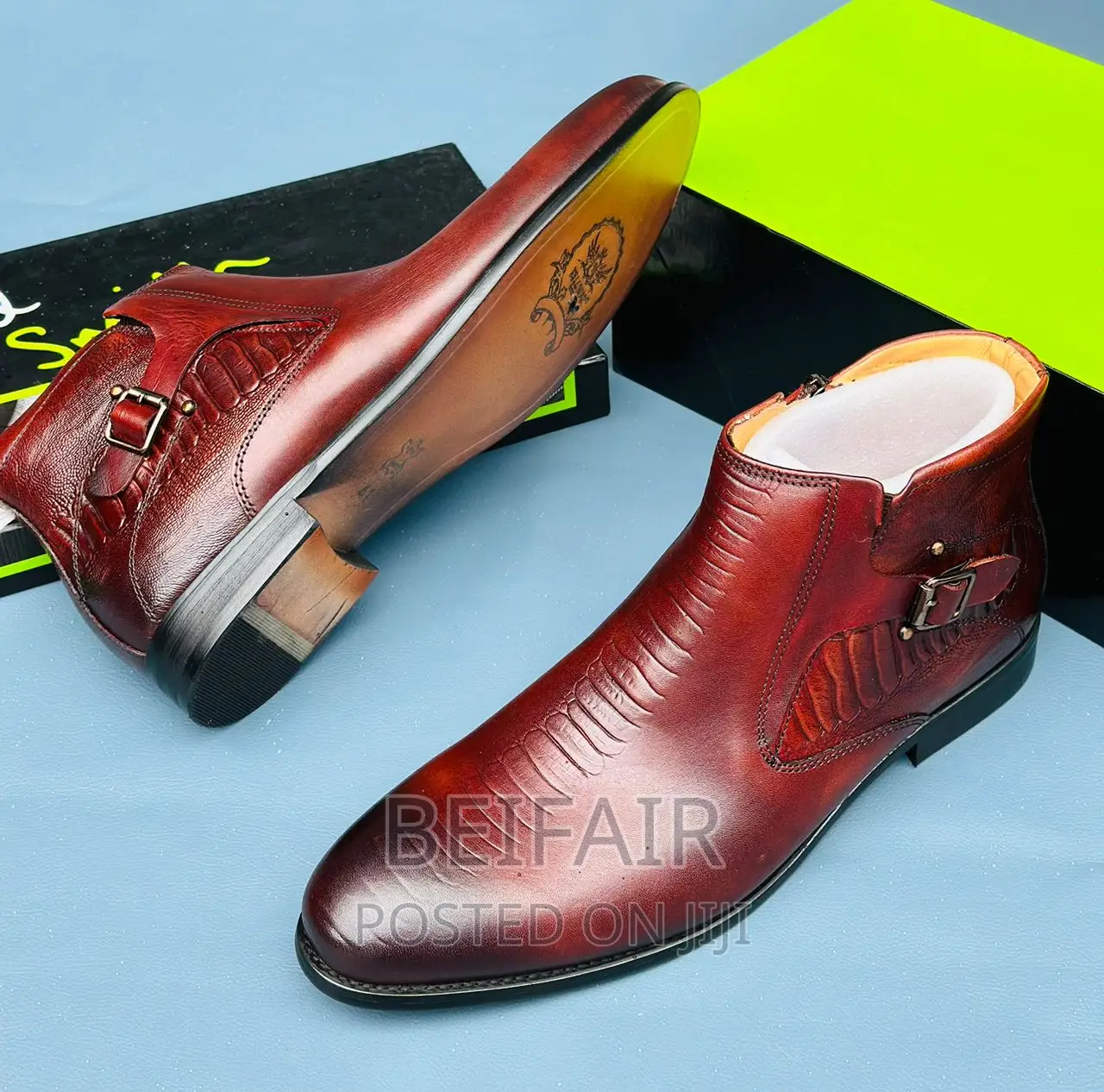 Original Leather Mens Travolta Shoes|Viatu Vya Kiume Travota