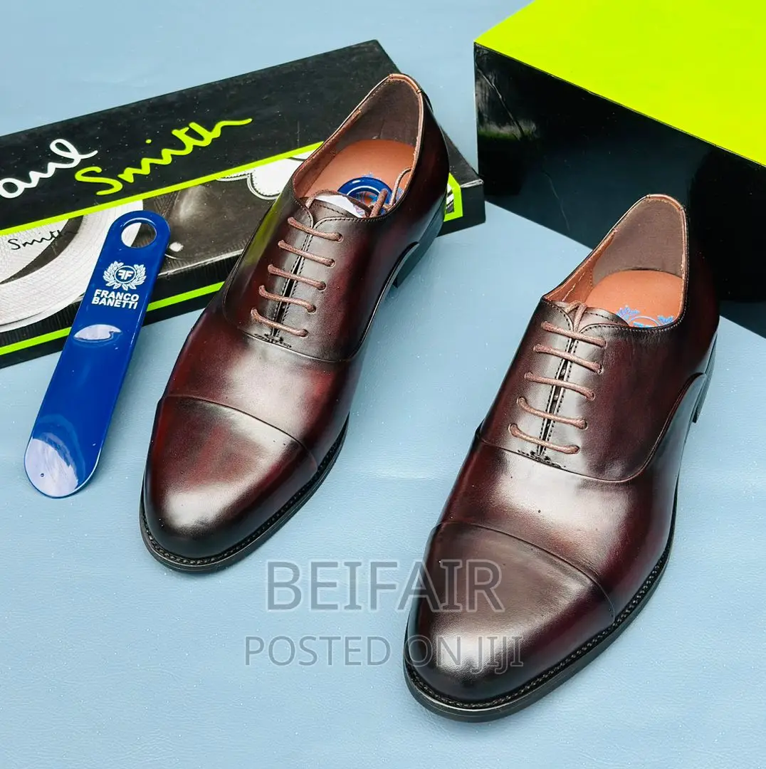 Men's Original Leather Shoes | Viatu Vya Ngozi Vya Kiume
